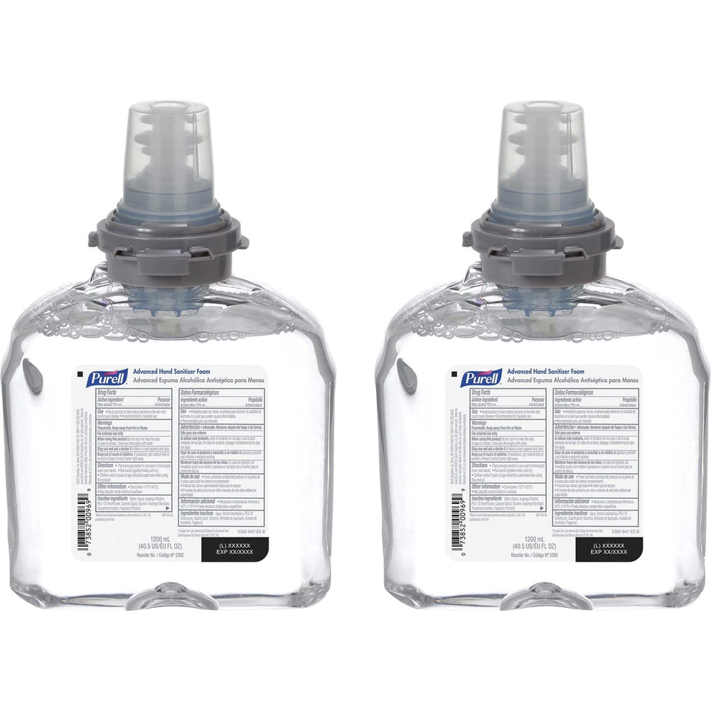 Purell frontal empaquetado mostrando el envase y beneficio de larga duración