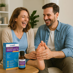 PURESKIN uso del producto en planta del pie para tratamiento focalizado