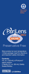Purilens mini en bolso de viaje transmitiendo conveniencia al viajar