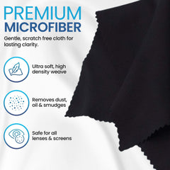 Purity paño de microfibra doblado que atrapa polvo sin rayar