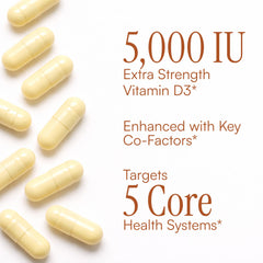 Purity Products etiqueta nutricional de Advanced D con información clara de ingredientes