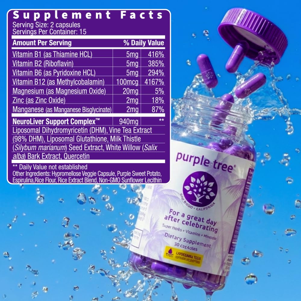 purple tree ilustración liposomal destacando mejor protección y absorción