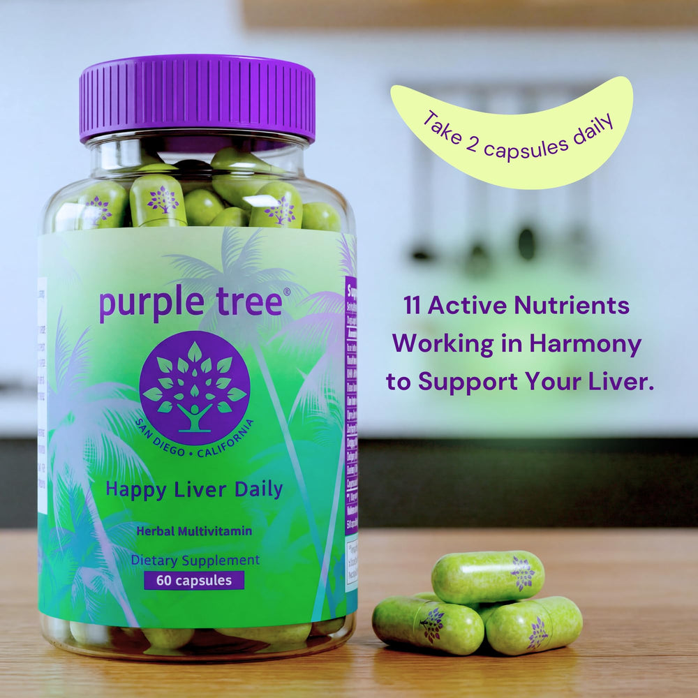 Purple Tree cápsulas abiertas textura suave y aspecto vegano