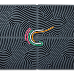 Etiqueta Pushpeel con información de patente que garantiza diseño original