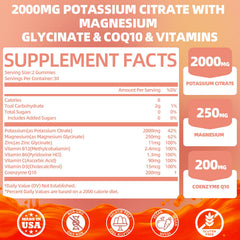 QANLOI frasco abierto con gomitas mostrando textura agradable