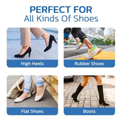 Qauxbul estilo de vida pies descansando después de pie largo, comodidad y protección
