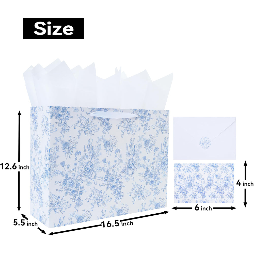 Qirrmiy primer plano del estampado floral que realza el regalo