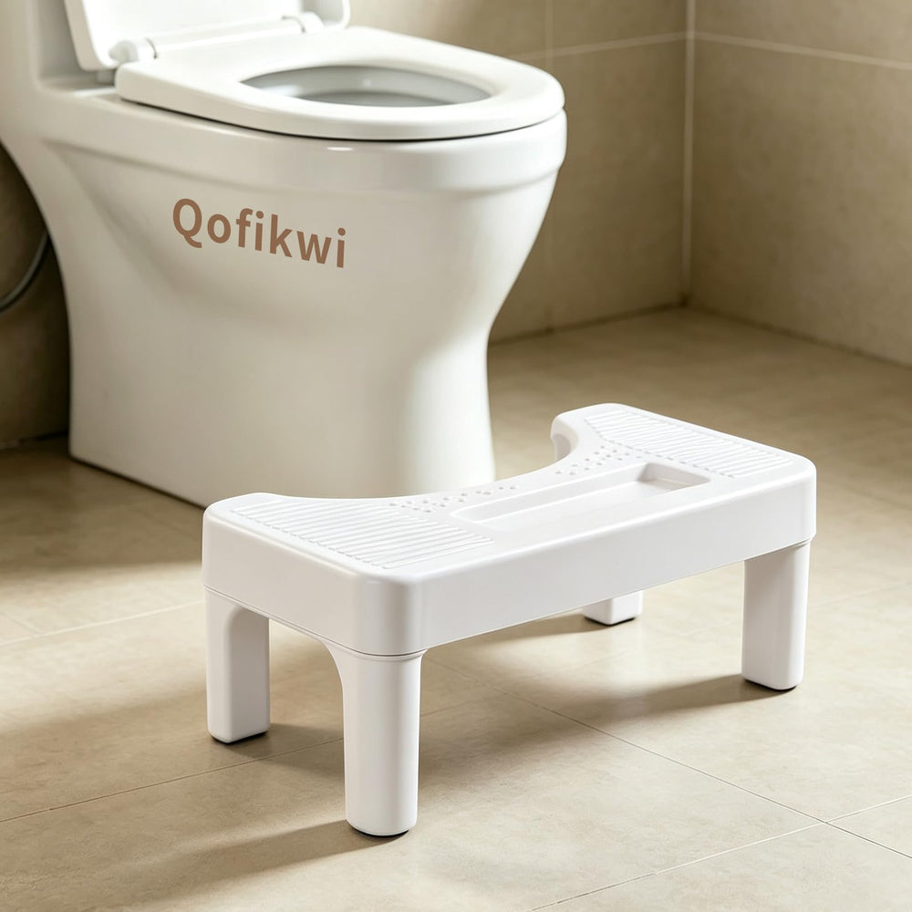 Qofikwi taburete frontal mostrando diseño estable y moderno