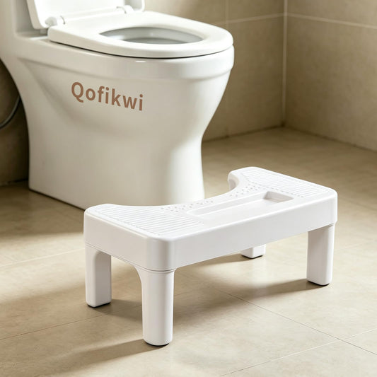 Qofikwi taburete frontal mostrando diseño estable y moderno