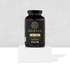 QUALIA LIFE SCIENCES etiqueta nutricional en primer plano, evidencia transparencia
