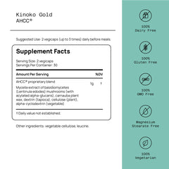 Quality of Life etiqueta en detalle con ingredientes y certificación GMP