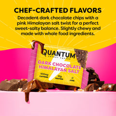 Quantum Energy Squares etiqueta de ingredientes y certificaciones claras