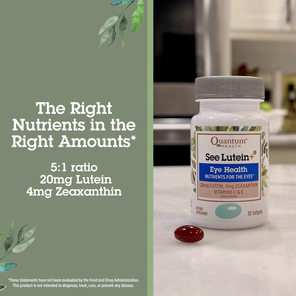 Caja de presentación de See Lutein+ para tu compra.