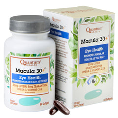 Quantum frasco frontal mostrando la etiqueta clara y beneficios