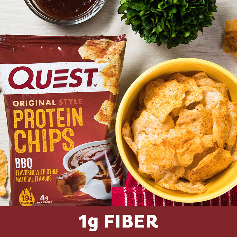 Quest bolsa en mano para comparar tamaño y conveniencia de porción