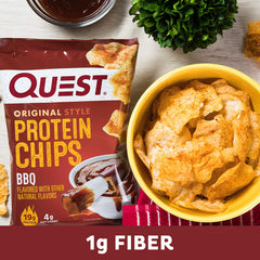 Quest bolsa en mano para comparar tamaño y conveniencia de porción