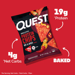 Quest bolsa abierta con chips dentro, lista para llevar y disfrutar en cualquier lugar