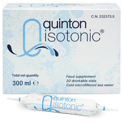 Quinton ampolla frontal mostrando el envase y uso práctico