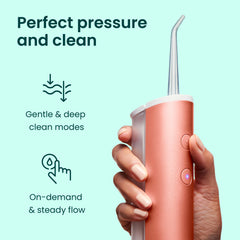 quip detalle de la punta rotatoria 360° para mejor acceso interdental