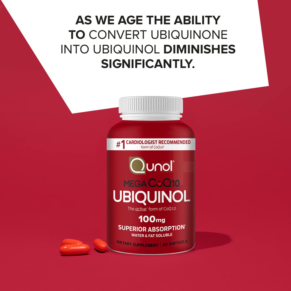 Qunol ubiquinol frasco 100 mg: envase compacto para dosificación fácil