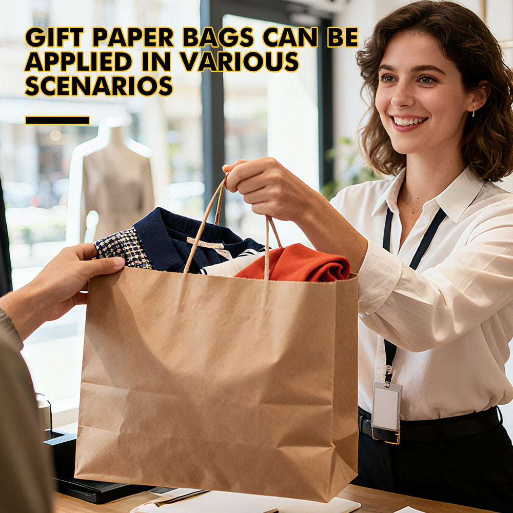 RACETOP bolsas en mostrador de tienda, presentación profesional y orden