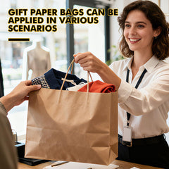 RACETOP bolsas en mostrador de tienda, presentación profesional y orden