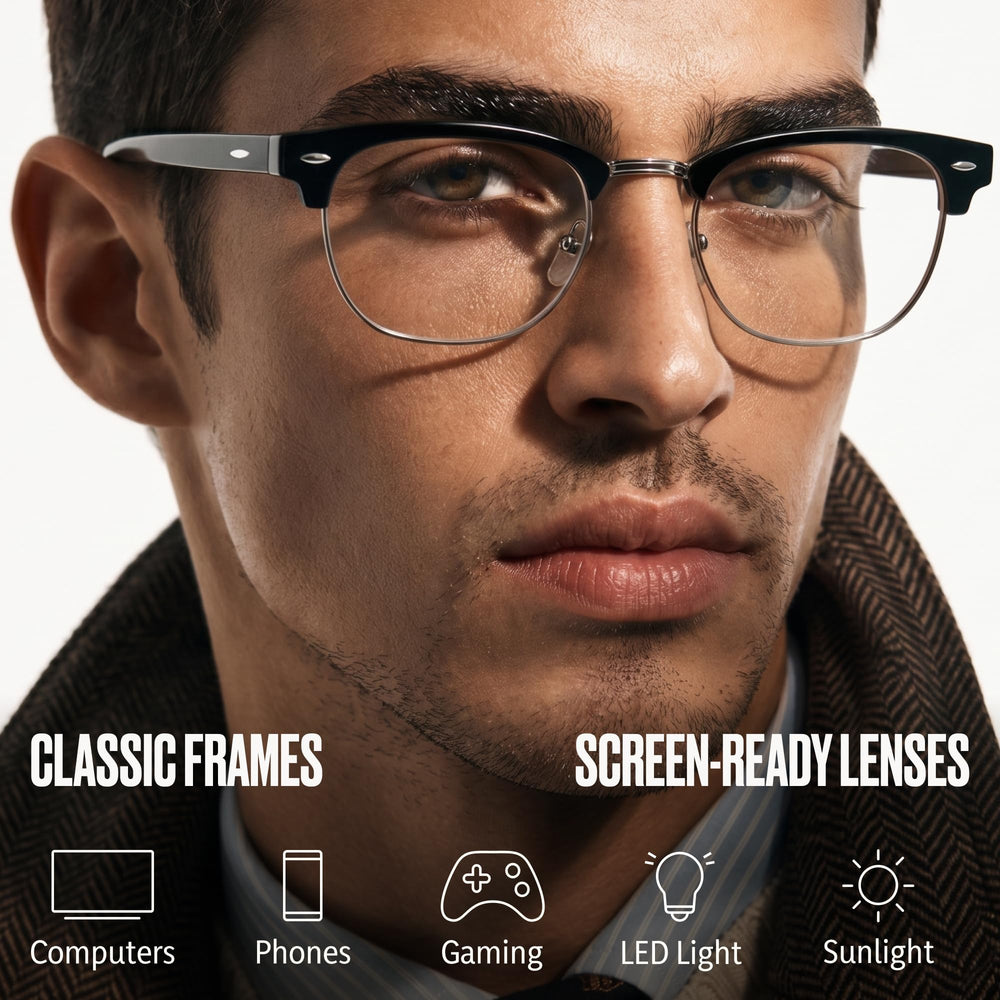 racico detalle de lente con recubrimiento UV, protección visual añadida