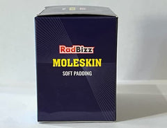 RadBizz embalaje con etiqueta legible indicando medidas y composición, información clara