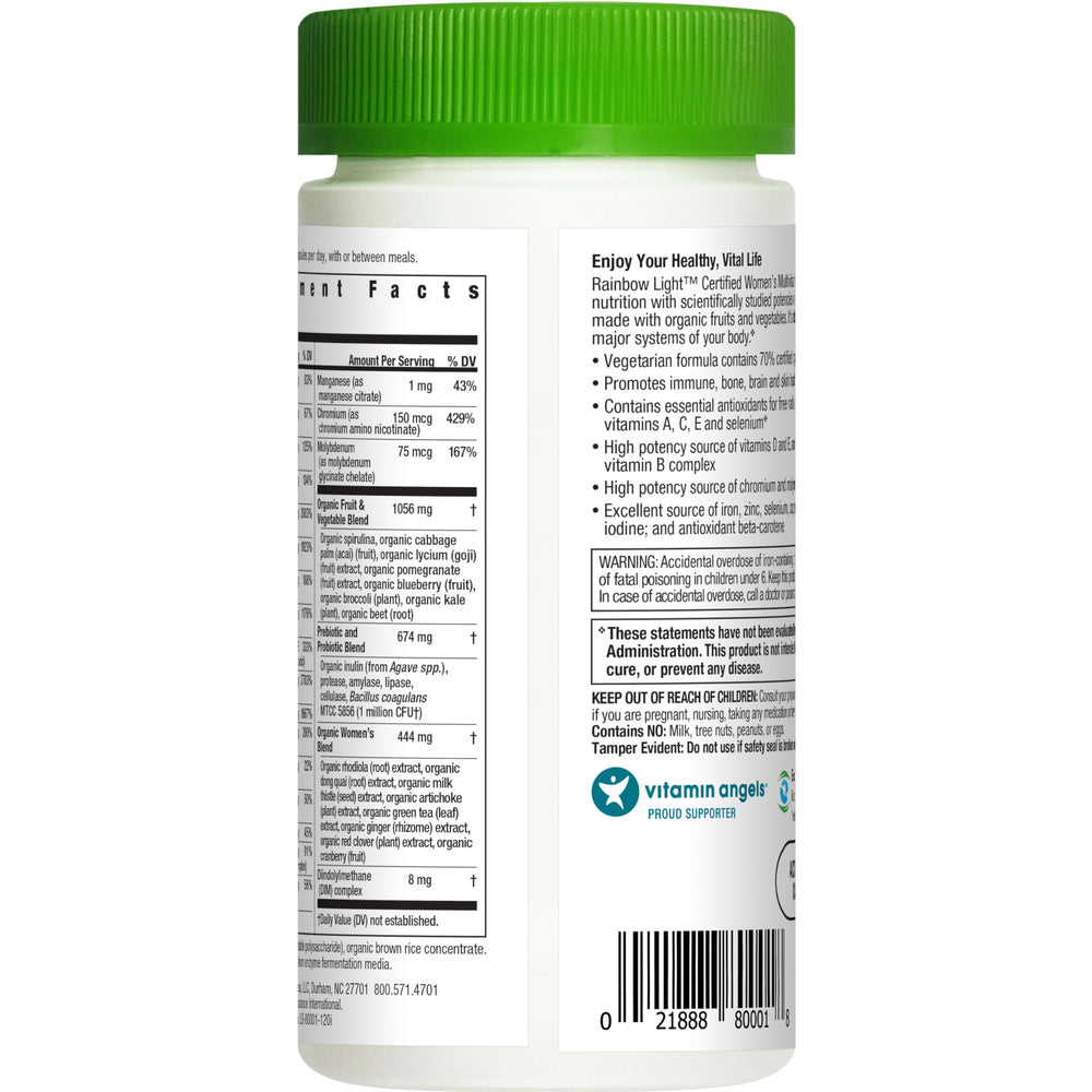 Rainbow Light empaque y cápsulas, opción de fórmula de alta potencia para apoyo diario.