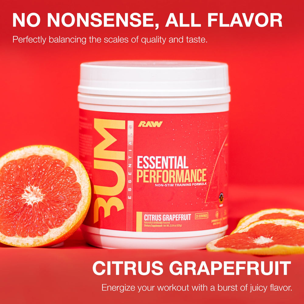 RAW Rendimiento Esencial medidor pomelo citrico dosificacion sencilla para consistencia en entrenos.