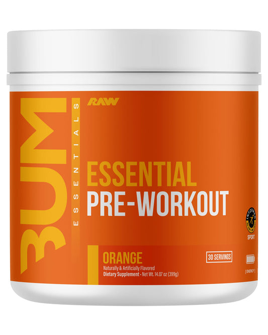 RAW envase frontal naranja mostrando diseño y claridad de marca