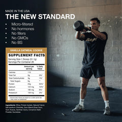 Proteína Itholate RAW, galleta vainilla avena, sabor natural para post-entrenamiento.