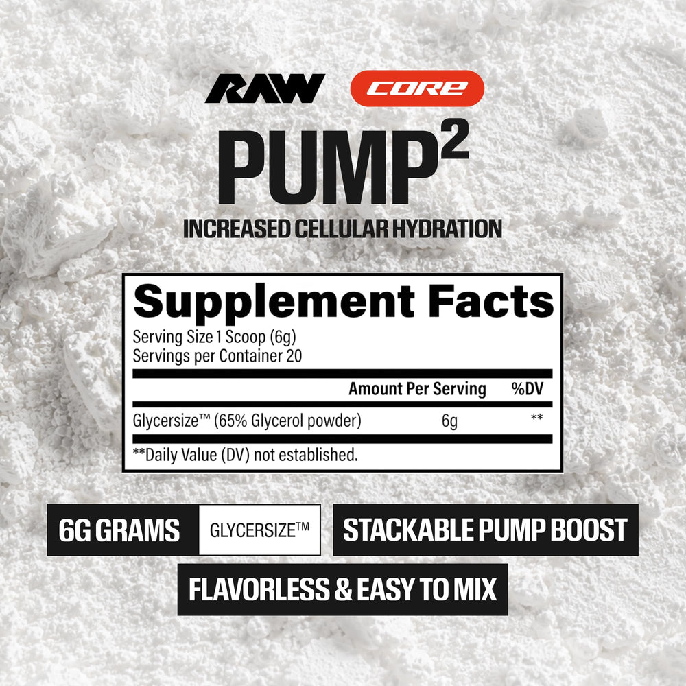 RAW Pump2 cierre y etiqueta legible que asegura calidad y transparencia