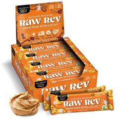 Raw Rev Glo paquete frontal mostrando diseño y conveniencia