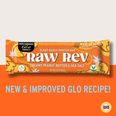 Raw Rev Glo barrita en mano para comparar tamaño y fácil transporte