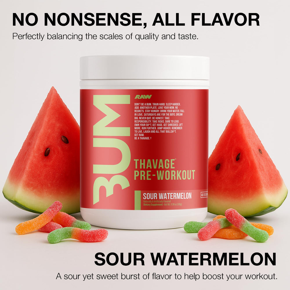 RAW Thavage, polvo suave de alta calidad para rendimiento.