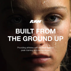 RAW Thavage Raspberry Lemonade athlete training with focus in gym.