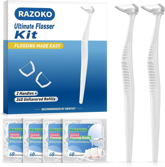 RAZOKO mango largo frontal mostrando agarre antideslizante y control