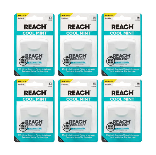 REACH empaque frontal mostrando 6 rollos y beneficio suministro prolongado
