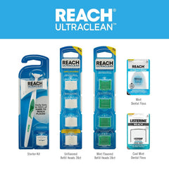 Reach hilo dental en baño familiar listo para uso diario