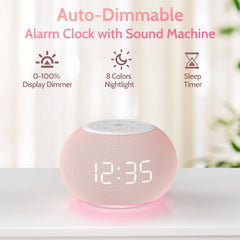 REACHER alarm snooze button with gentle wake-up sounds
