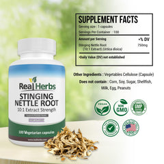 Real Herbs primer plano de cápsula vegetal para fácil ingestión