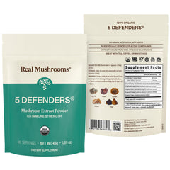 Real Mushrooms polvo en batido en cocina promoviendo uso cotidiano