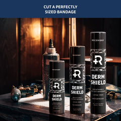 Recovery Aftercare en estudio de tatuajes, protección impermeable durante curación