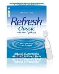 REFRESH envase frontal mostrando viales monodosis y claridad inmediata
