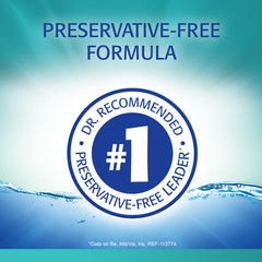 Refresh vial monodosis abierto destacando higiene y uso seguro