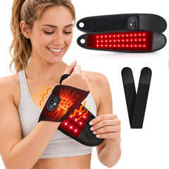 RELEXNOW frente del vendaje de muñeca mostrando diseño ergonómico y comodidad