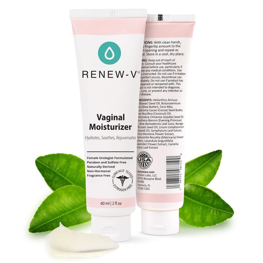 renew-v frente del producto mostrando envase y beneficios visibles