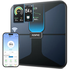 RENPHO Elis Evo vista frontal con pantalla clara y diseño minimalista