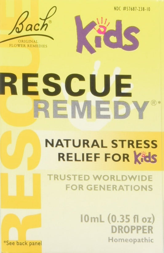 RESCUE Bach Kids Gotas en bote de 10 ml para calma suave.